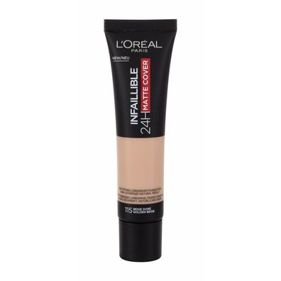 L'Oréal Paris Lâ??Oréal Paris Infaillible 32H Matte Cover 115 Warm Undertone