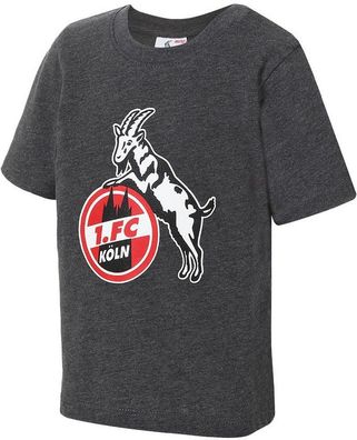 1. FC Köln Kinder Baby T-Shirt Basic Anthrazit 2040123