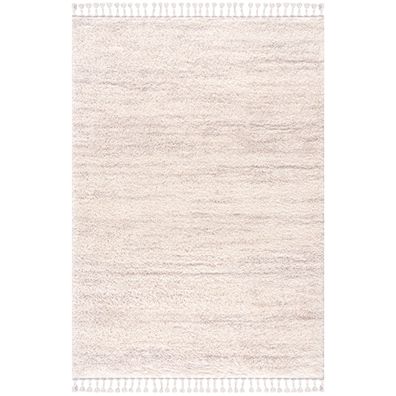 Teppich Wohnzimmer Hochflor Cream Meliert Boho Schlafzimmer Teppiche mit Fransen