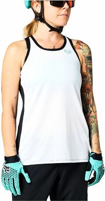 Fox Damen Radsport Zubehör Damen Tank-Top Womens Flexair Tank White 93748