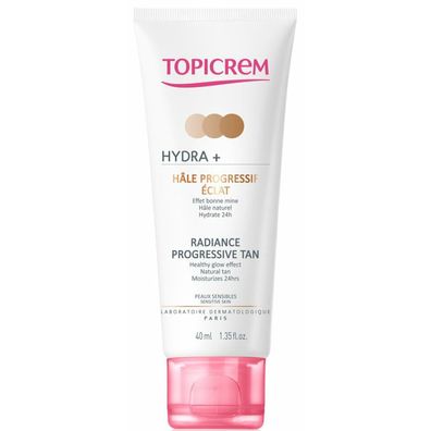 Topicrem hydra+ bronceado progresiv 40ml