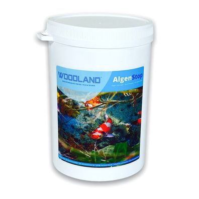 Woodland® Algenstop - phosphatfreier Algenvernichter gegen Fadenalgen im Koi-Teich