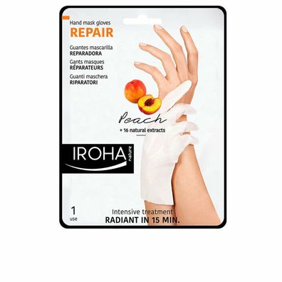 Iroha Iroha Repair Gloves Hand & Nail Mask Peach