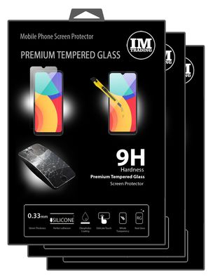 cofi1453 3X Panzer Schutz Glas 9H Tempered Glass Display Schutz Folie Display