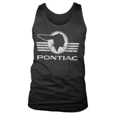 Pontiac Tank Top Retro Logo Tank Top GM-7-PONT002-H66-4