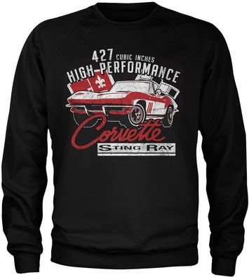 Corvette Sweatshirt High Performance Sweatshirt GM-3-CORV010-H72-7