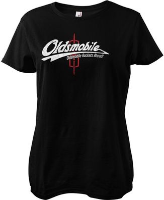 Oldsmobile Damen T-Shirt Rockets Ahead Girly Tee GM-5-OLMO003-H56-10