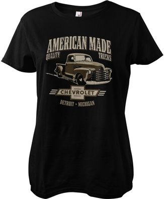 Chevrolet Damen T-Shirt American Made Quality Trucks Girly Tee GM-5-CHPU001-H55-1