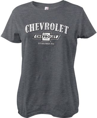 Chevrolet Damen T-Shirt Established 1911 Girly Tee GM-5-CHEV005-H52-8