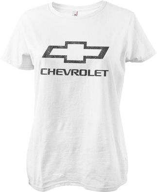 Chevrolet Damen T-Shirt Logo Girly Tee GM-5-CHEV007-H82-5