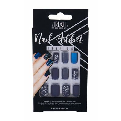 Ardell Nail Addict Matte Blue False Nails