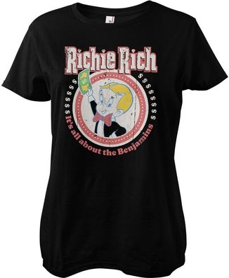 Richie Rich Damen T-Shirt Benjamins Girly Tee UV-5-RR002-H61-7