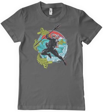 Aquaman T-Shirt Surfing Black Manta T-Shirt WB-1-AQLK002-DTF870