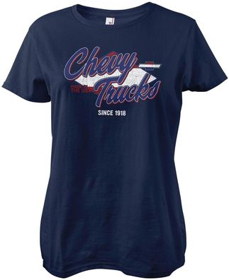 Chevrolet Damen T-Shirt Chevy Trucks Since 1918 Girly Tee GM-5-CHPU003-H54-4