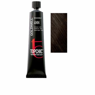 Goldwell Topchic Haarfarbe mittelbraun extra 4NN, 1er Pack (1 x 60ml)