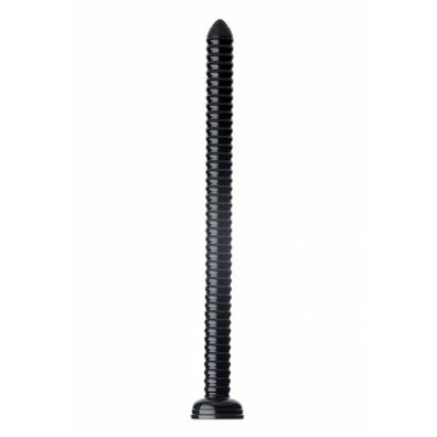 HOSED Ribbed Hose 19' Dildo black