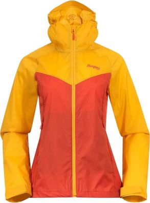 Bergans Damen Trainingsjacke Microlight W Jacket Brick/Light Golden 182251