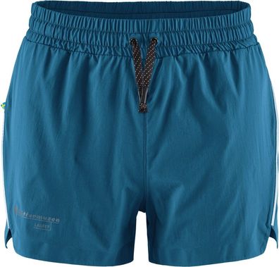 Klättermusen Damen Shorts Laufey Shorts Monkshood Blue 169846