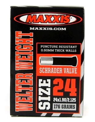 Maxxis Universal Fahrradzubehör Ersatzschlauch Welter Weight 24x1.9/2.125 163553