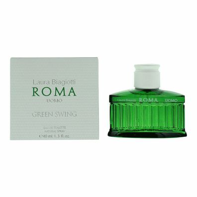 Laura Biagiotti Roma Uomo Green Swing Eau De Toilette 40ml