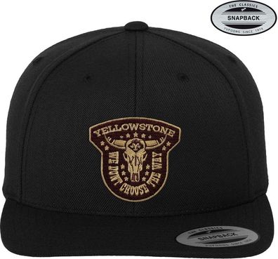 Yellowstone We Don't Choose The Way Premium Snapback Cap Black