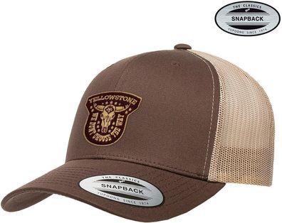 Yellowstone We Don't Choose The Way Premium Trucker Cap Brown-Khaki