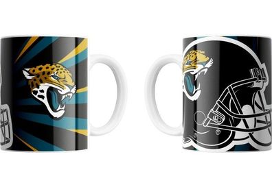 Jacksonville Jaguars Jumbo-Tasse „Helmet“ 450ml American Football NFL Orange-4