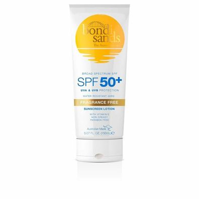 Bondi Sands Body Sunscreen Lotion Fragance Free Spf50+ 150ml