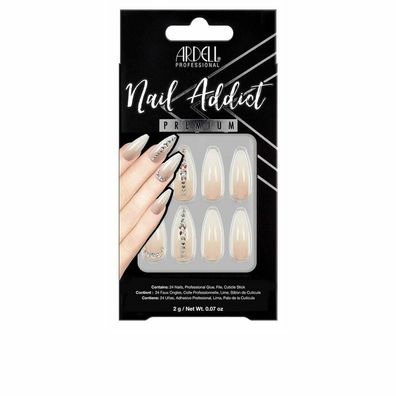 Ardell Nail Addict Light Crystal False Nails