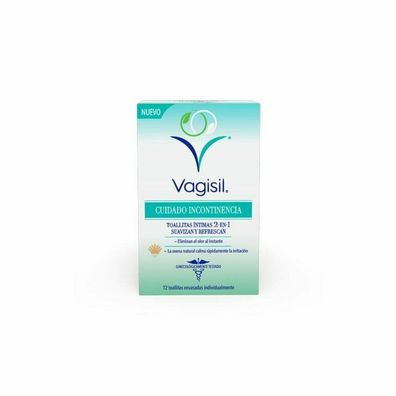 Vagisil Incontinence Care Intimate Wipes 12 Units