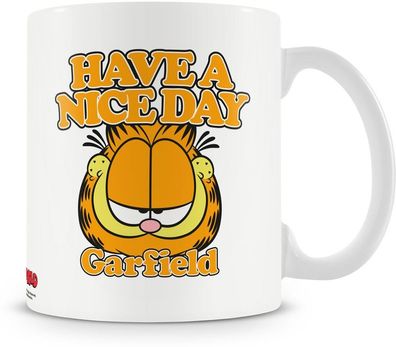 Garfield Have A Nice Day Coffee Mug White