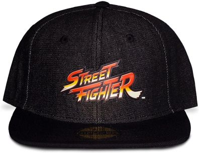 Street Fighter - Logo Snapback Cap Black