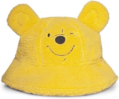 Winnie The Pooh - Fur/Teddy Bucket Hat (Novelty) Yellow