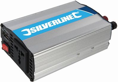 Silverline Kfz Zubehör Spannungswandler, 12 V 300 W (Einzelsteckdose)