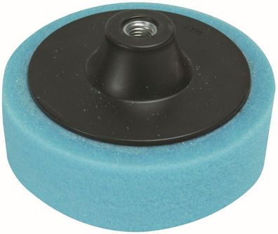 Silverline Schleifzubehör M14-Polierschaum, 150 mm mittelhart-Blau
