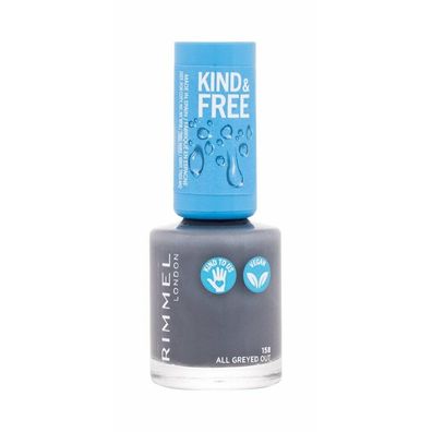 Rimmel London Kind y Free Nail Polish 158-All Greyed Out