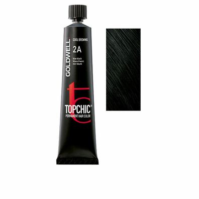 Goldwell Topchic Haarfarbe Blauschwarz 2A, 1er Pack (1 x 60ml)