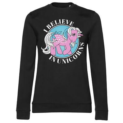 My Little Pony Damen I Believe In Unicorns Girly Sweatshirt