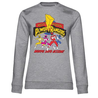 Power Rangers Damen Morph Into Action Girly Sweatshirt