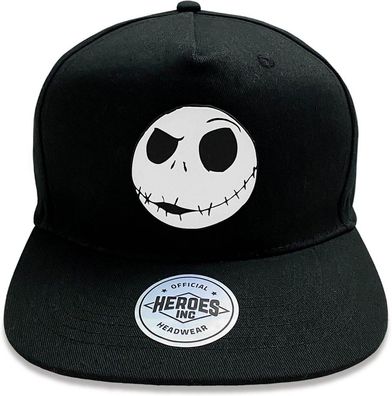 Nightmare Before Christmas - Jack Face (Snapback Cap) Cap Black