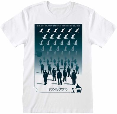 Shawshank Crowd WB100 - Poster T-Shirt