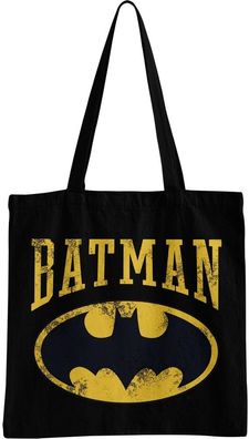 Batman Vintage Tote Bag Tragetasche Black