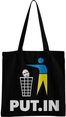 Hybris PUT. IN Trash Tote Bag Tragetasche Black