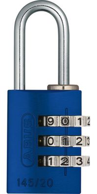 ABUS Vorhangschloss 145/20 blau Lock-Tag