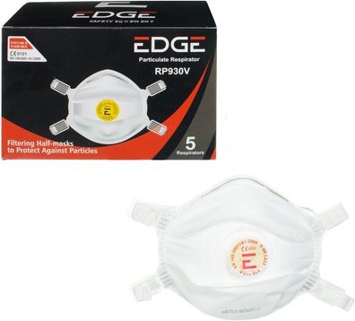 Edge - Dynamic Safety Mundschutz Einwegmask P3 mit Ausatem-Ventil (RP930V) Edge Cu