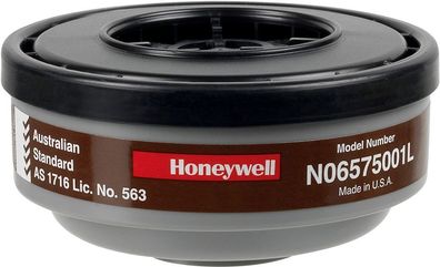 Honeywell Atemschutz Kunststoff-Gasfilter für Klasse 1 Maske (N06575001L) Serie N