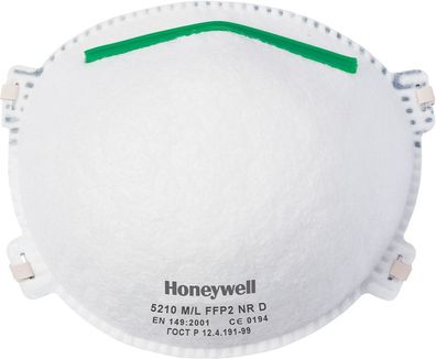 Honeywell Mundschutz Einwegmask P2 (1005584) Honeywell Premium 5210