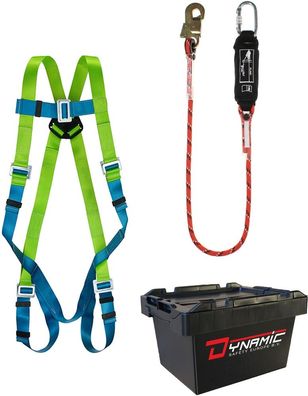 Edge - Dynamic Safety Absturzsicherung Set: EDGE 1 Auffanggurt + Edge Cobra 2 m Ve