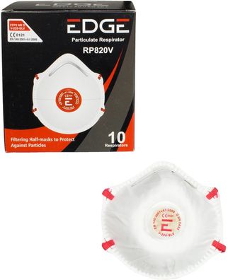 Edge - Dynamic Safety Mundschutz Einwegmask P2 mit Ausatem-Ventil (RP820V) Edge Cu