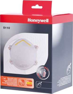 Honeywell Mundschutz Einwegmask P1 - Blisterverpackung (PSS 1030341) Honeywell Pre